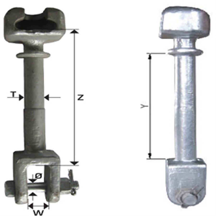 20 Socket Clevis Extension Links